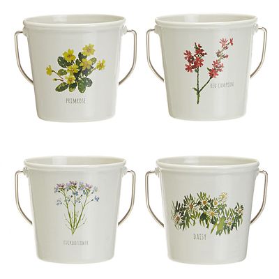 4 Lakeland Floral Egg Cup Buckets image(1)