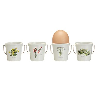 Lakeland Floral Egg Cup Buckets – Set of 4 - (Image 3)