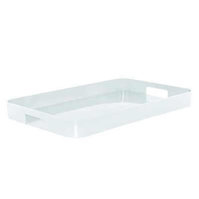 Zak Designs Large Gallery Tray White Lakeland