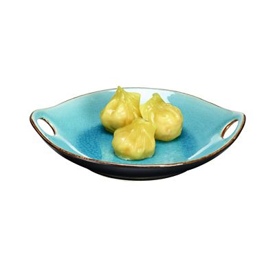 Lakeland Small Turquoise Plate with Chopstick Holes  image(2)