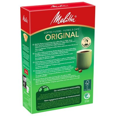 Melitta Original Unbleached Aromapor Paper Coffee Filters – Pack of 80 image(3)