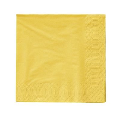 20 Yellow 3-Ply Napkins image(2)