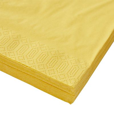 20 Yellow 3-Ply Napkins image(3)