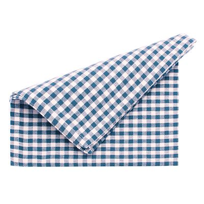 Walton & Co. Auberge Check Napkins Blue – Pack of 4 image(1)