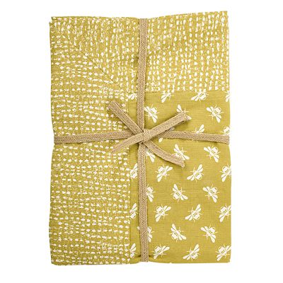 Walton & Co. Bee Tablecloth Yellow 100 x 100cm image(1)