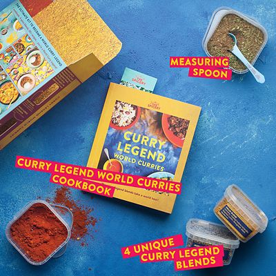 The Spicery Curry Legend World Curries Cookbook and Spices Gift Set image(4)
