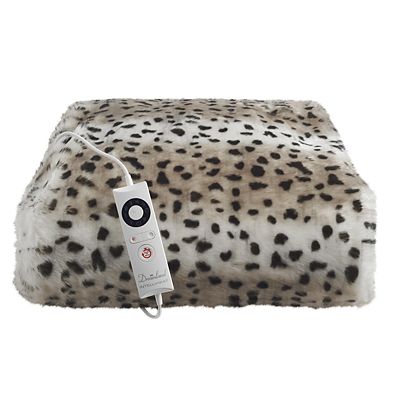 Animal print electric discount blanket