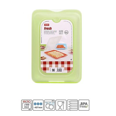 Tatay Fresh Cold Cut Fridge Storage Box Green - (Image 3)