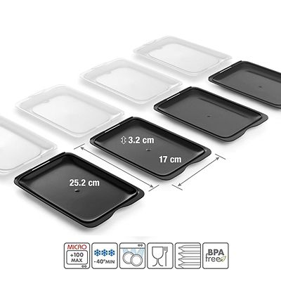 Tatay Cocktail Cold Cut Fridge Storage Box Black image(6)