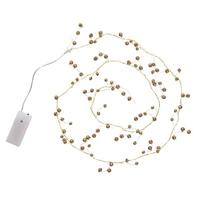 LED Gold Bell Garland Christmas Decoration 150cm image(1)