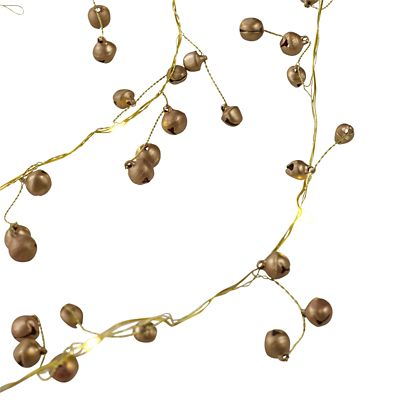 LED Gold Bell Garland Christmas Decoration 150cm image(2)