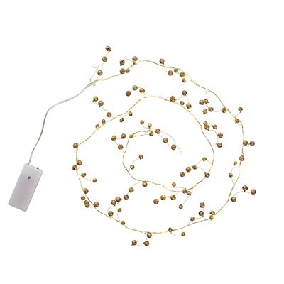 LED Gold Bell Garland Christmas Decoration 150cm image(3)