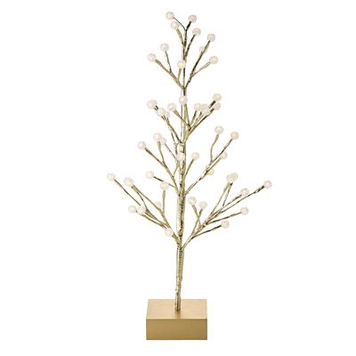 Light-Up LED Berry Tree Gold 60cm image(4)
