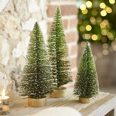 Decorative Tabletop Christmas Tree - 30cm H. - (Image 2)
