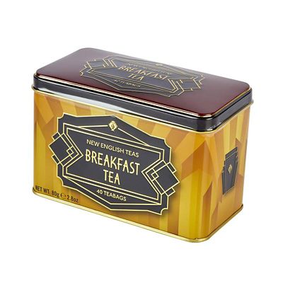 New English Teas Art Deco Tea Tin and Tea Bags – 40 Tea Bags - (Image 4)
