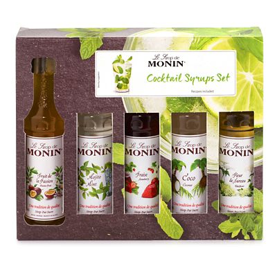 Monin Flavoured Cocktail Syrups Gift Set 5 x 50ml image(1)