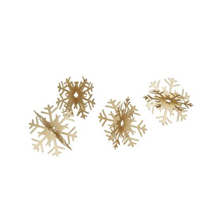 Snowflake Place Card Holders Pack of 4 Lakeland