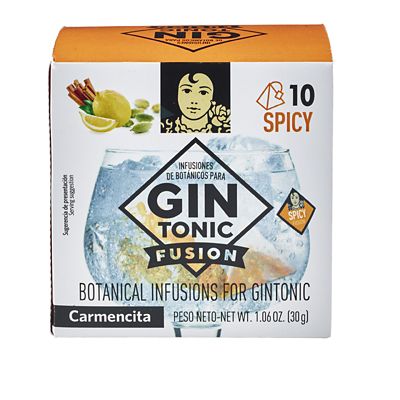 Carmencita Gin Fusion Botanical ‘Teabags’ for Gin Spicy – Pack of 10 - (Image 2)