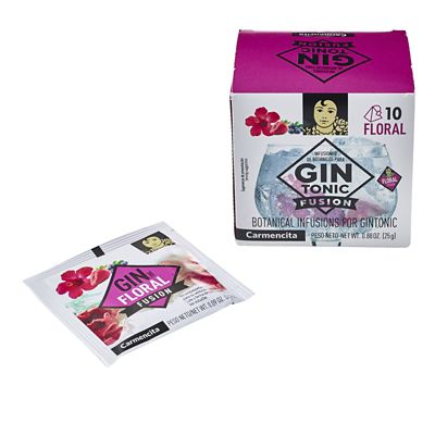 Carmencita Gin Fusion Botanical ‘Teabags’ for Gin Floral – Pack of 10 - (Image 1)