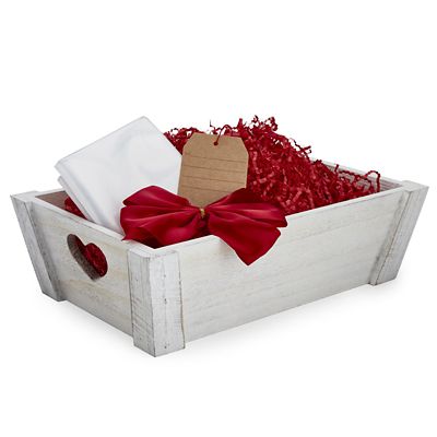 Wooden Heart Tray Make Your Own Hamper Kit