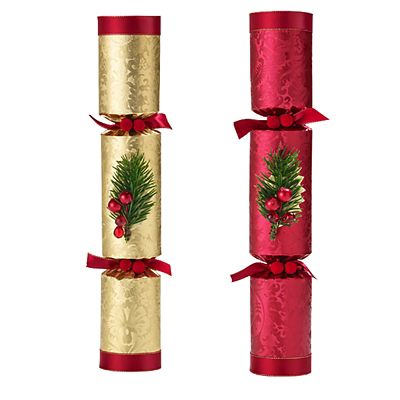 6 Red and Gold Luxury Christmas Crackers  image(3)