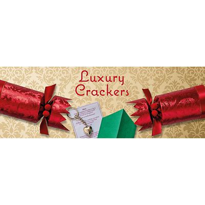 6 Red and Gold Luxury Christmas Crackers  image(6)