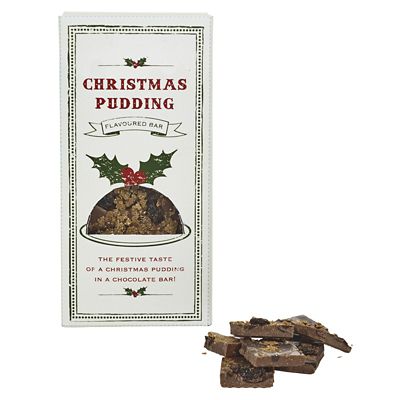 Lakeland Christmas Pudding Flavour Milk Chocolate Bar 80g