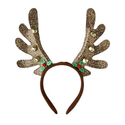 sparkly reindeer headband