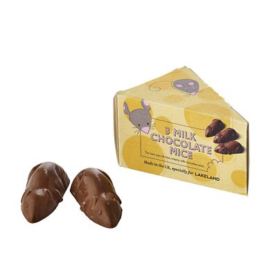 Lakeland Milk Chocolate Mice Pack of 3 - (Image 1)