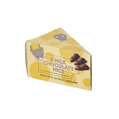 Lakeland Milk Chocolate Mice Pack of 3 - (Image 2)