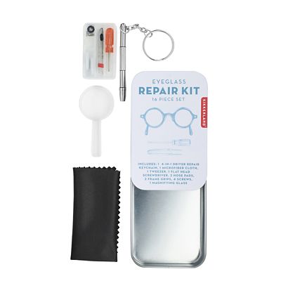 Kikkerland 16Piece Eyeglass Repair Kit Lakeland