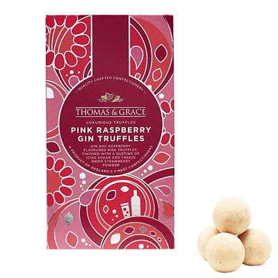 Thomas & Grace Pink Raspberry Gin Truffles 115g