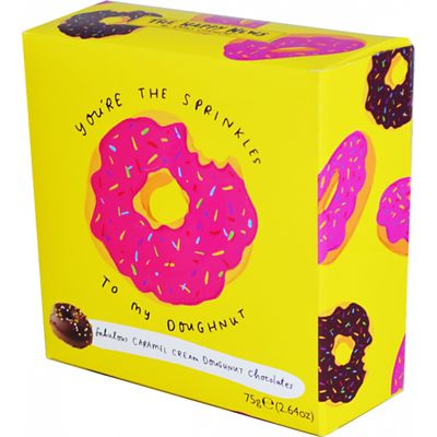 Happy News Mini Caramel Cream Doughnut Chocolates 75g image(3)