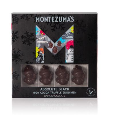 Montezuma’s Absolute Black Truffle-Filled Chocolate Snowmen 110g - (Image 3)
