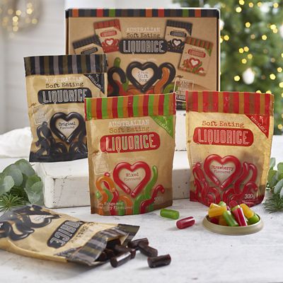 Australian Soft Eating Liquorice 4 Pack Gift Box - (Image 2)