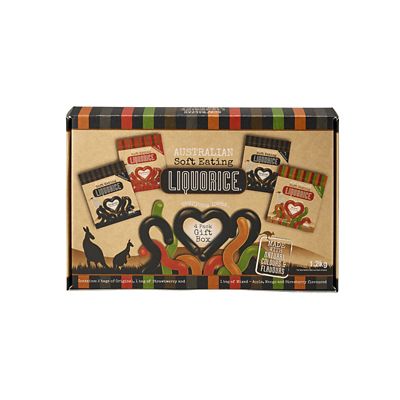 Australian Soft Eating Liquorice 4 Pack Gift Box - (Image 3)