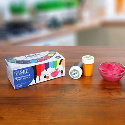 PME Concentrated Food Paste Colours for Cake Decorating – Set of 8 image(10)