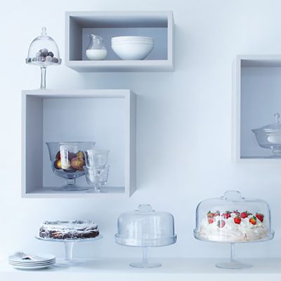 LSA Serve Clear Glass Cake Stand 31cm - (Image 2)