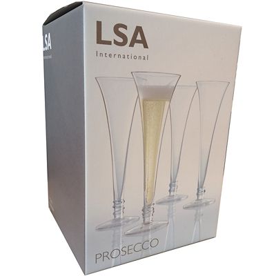 4 LSA Hollow Stem Prosecco Flutes Set image(5)