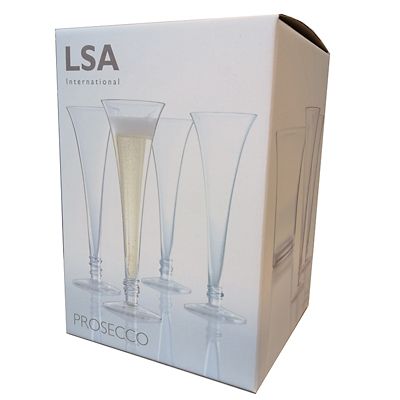 4 LSA Hollow Stem Prosecco Flutes Set image(6)