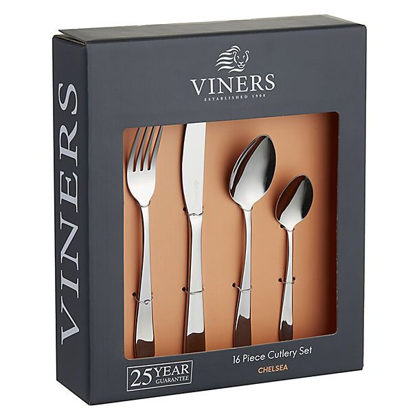 16pc Viners Chelsea Stainless Steel Cutlery Gift Set 303.116 image(1)