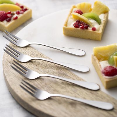 6pc Viners Select Stainless Steel Pastry Fork Set image(2)