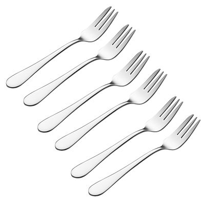 6pc Viners Select Stainless Steel Pastry Fork Set image(3)