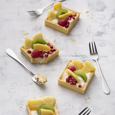 6pc Viners Select Stainless Steel Pastry Fork Set image(4)