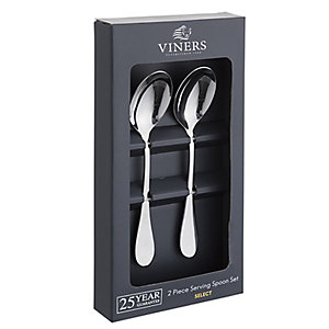 2pc Viners Stainless Steel Serving Spoon Set