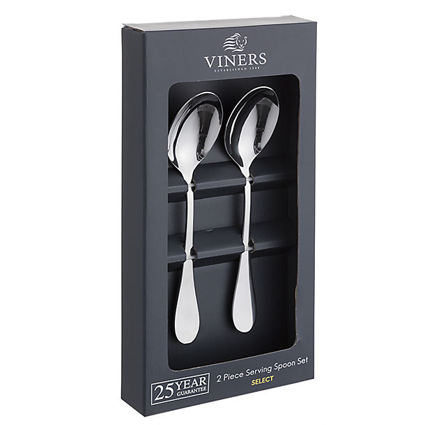 2pc Viners Stainless Steel Serving Spoon Set image(1)