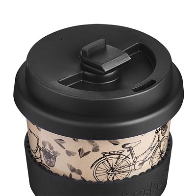 Huskup Reusable Eco Cup – Bicycle 400ml - (Image 4)