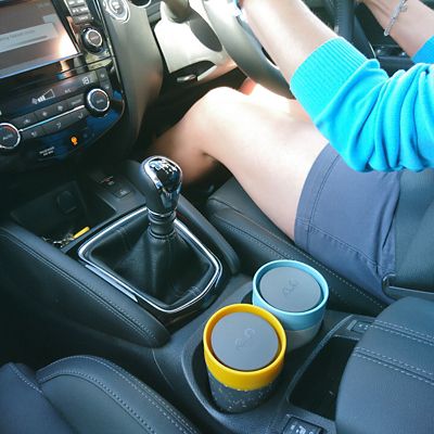 rCUP Recycled Coffee Cup – Black and Teal 340ml image(3)