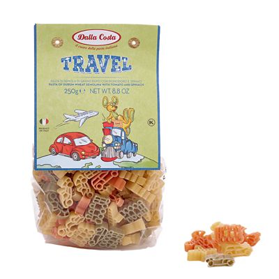 Dalla Costa Tricolour Travel Pasta Shapes 250g