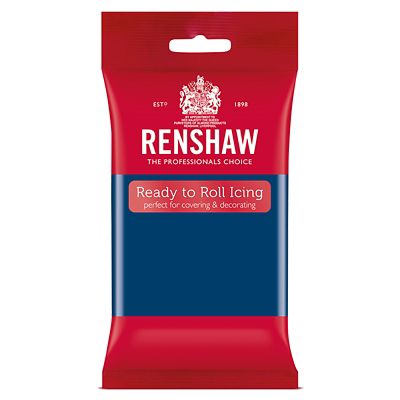 Renshaw Ready to Roll Icing – 250g Sapphire Blue  - (Image 1)
